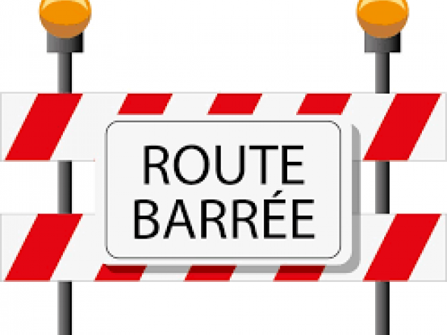 Route barrée Route barrée