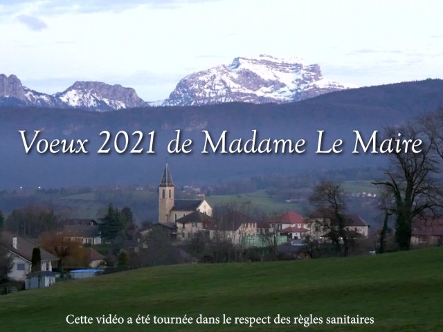 Voeux 2021 de Madame Le Maire Moment